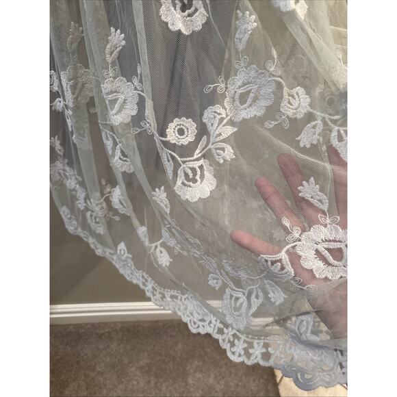 Sundance Dress 16 Lace Floral Embroidered Love Always Coquette Delicate Dainty - Picture 6 of 13